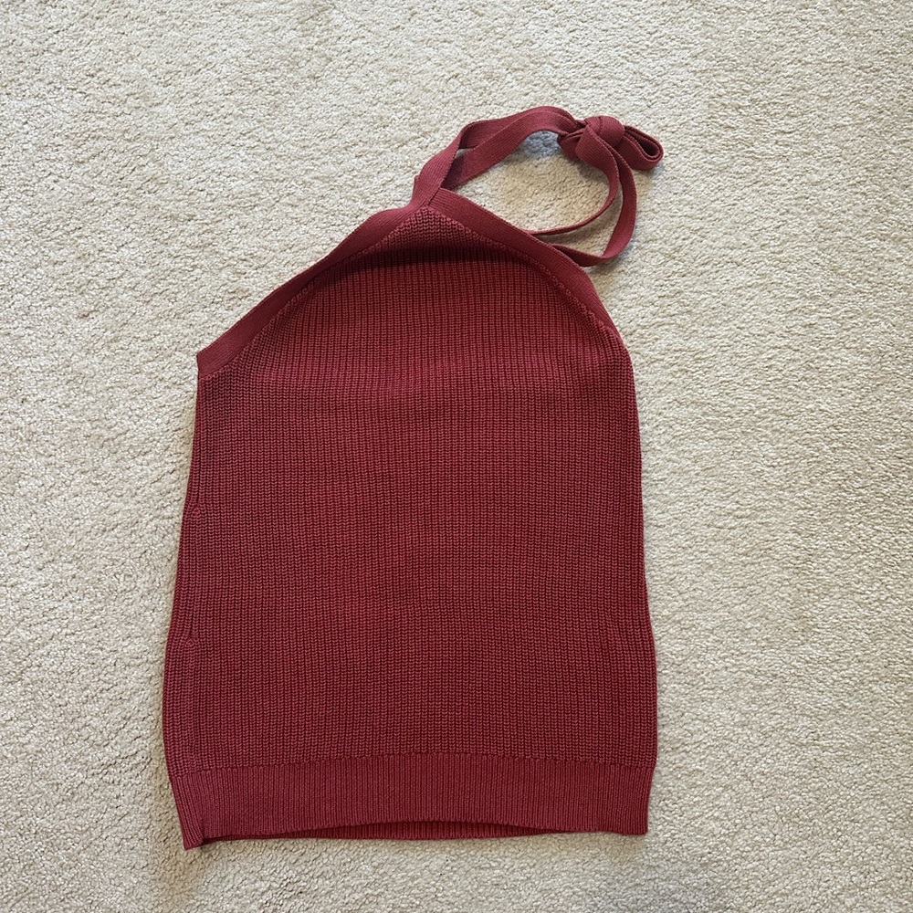 J Crew sweater tie halter tank